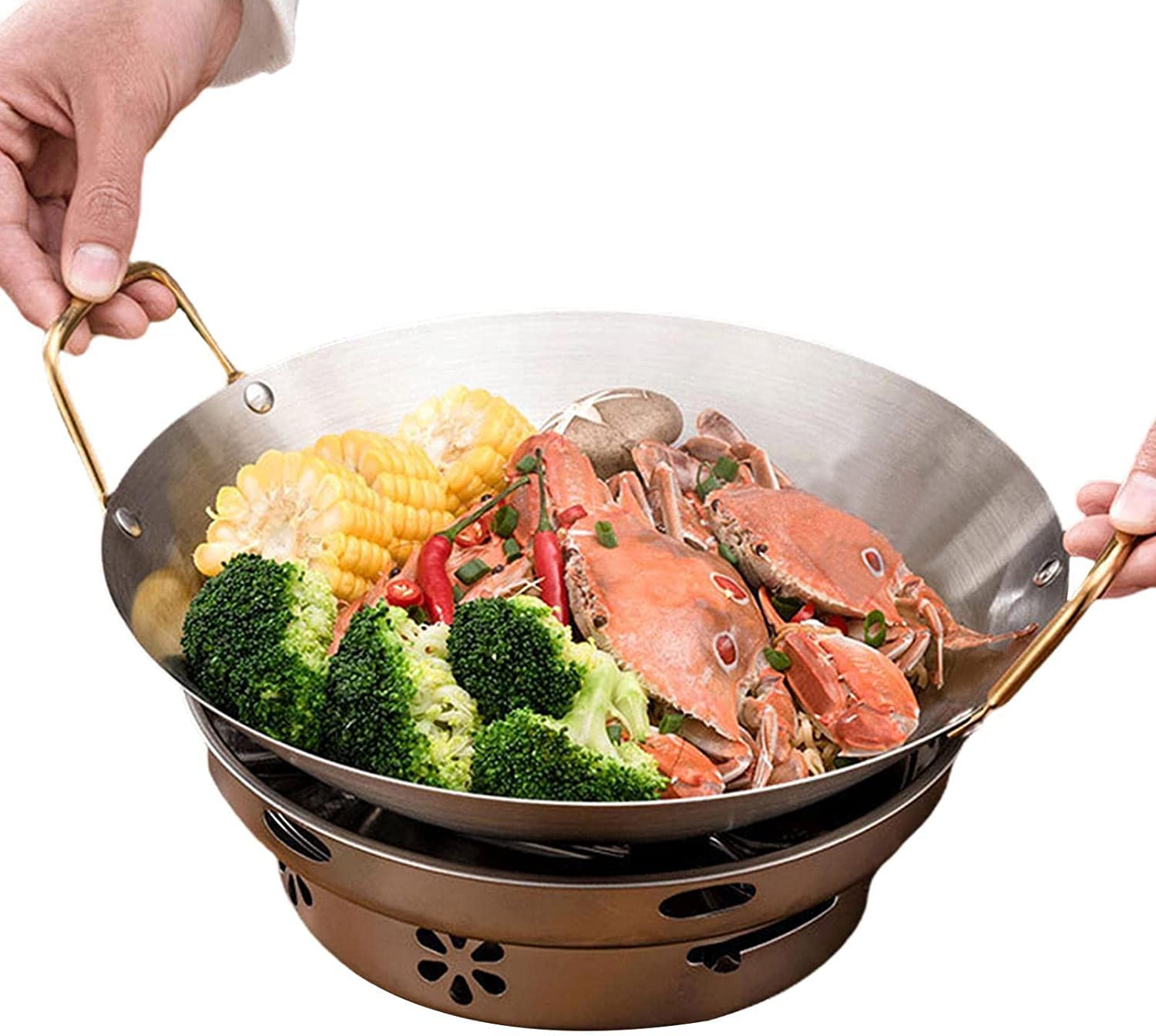 新品　一人鍋用　卓上コンロ　7個セット すき焼き鍋 コンロセット 3個セット 陶器製 和ごころ懐石 卓上鍋